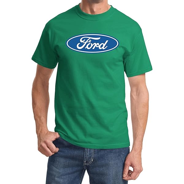 Amazon.com: Ford Oval Logo Emblem T-Shirt Ford Men's Shirts
